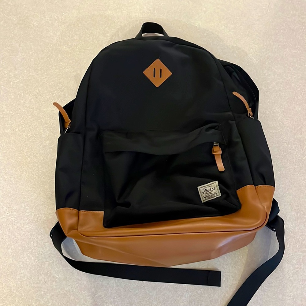 Like new Abshoo black/brown backpack
